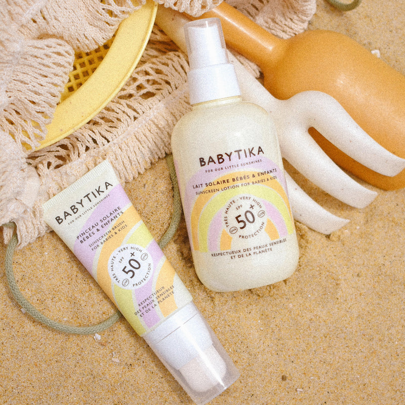 Babytika Pincel Solar para bebés e crianças SPF50 - Face Sunscreen Brush SPF50+